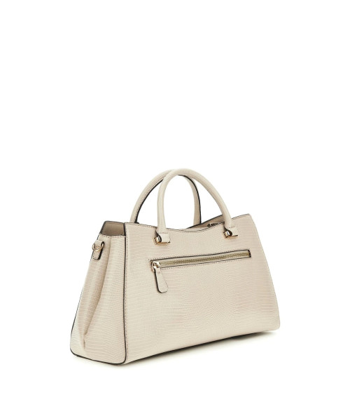 GUESS Salinge Taupe Satchel - Stylish and Functional Handbag